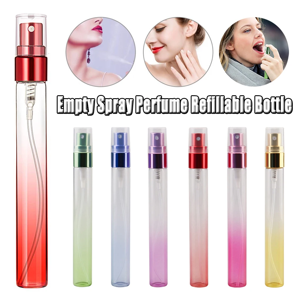 

10ml Aromatherapy Sprayer Glass Fine Mist Cosmetic Container Perfume Bottles Spray Bottles Refillable Bottle Perfume Atomizer