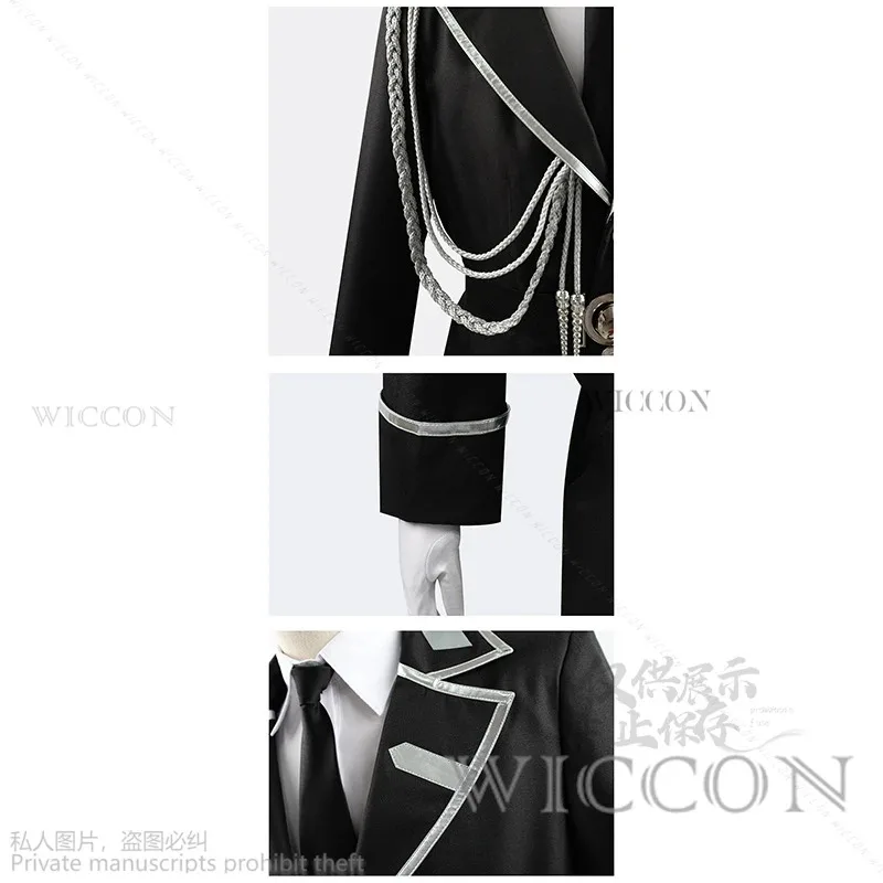 2025 yiyi Anime Sweet Punishment Cos Myojin Aki Black Amai Choubatsu Roleplaying DK Uniform Halloween Cosplay Fo