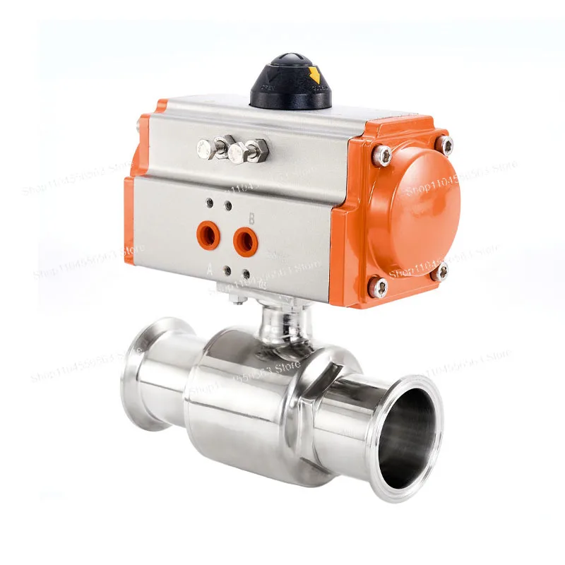 

Sanitary Pneumatic Clamp Ball Valve Stainless Steel Double Acting Q611F-16P Pneumatic Quick Mounted Ball Valves