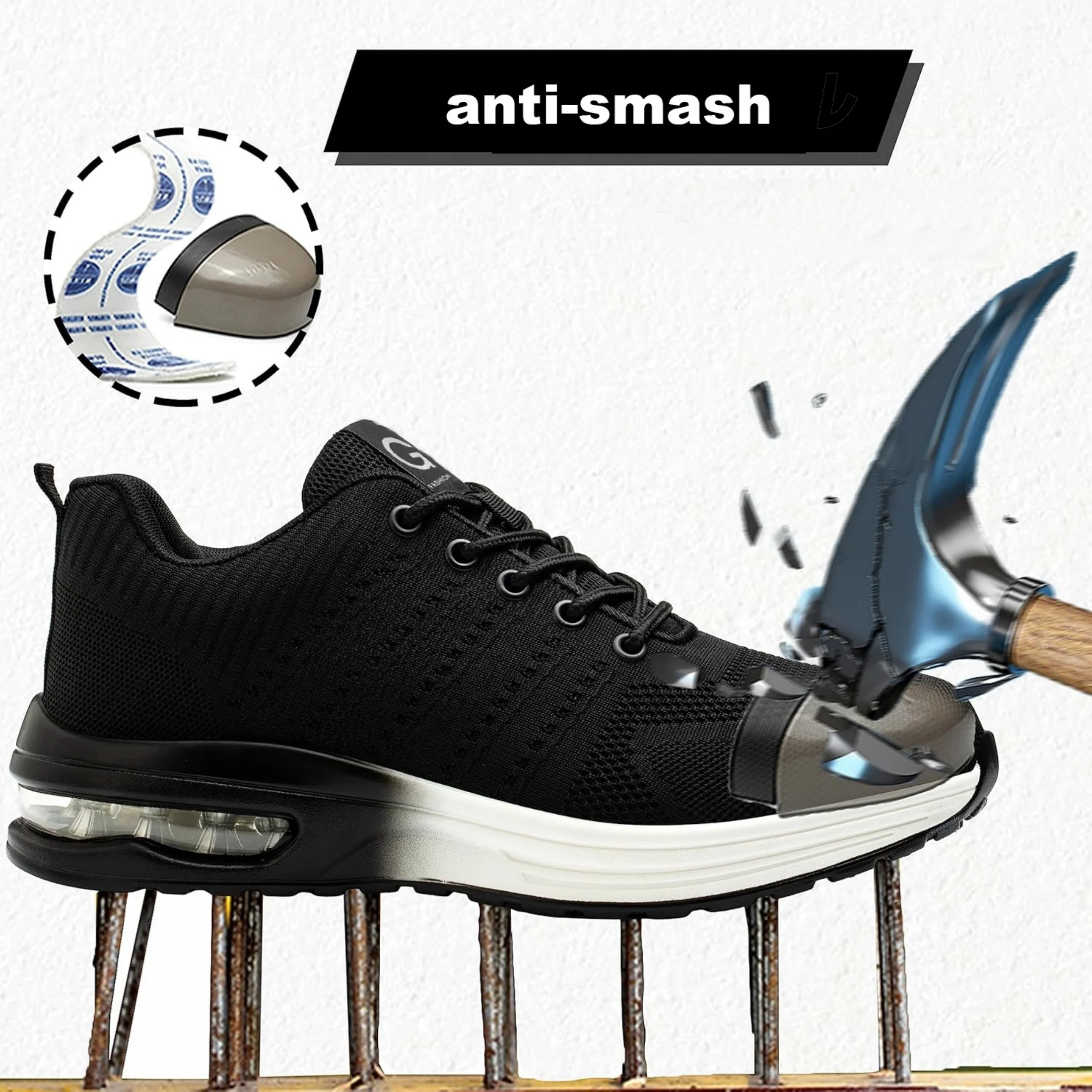 Kadınlar için Yıkılmaz Güvenli - Men'S Shoes With Toes incelemesi ve fiyatı