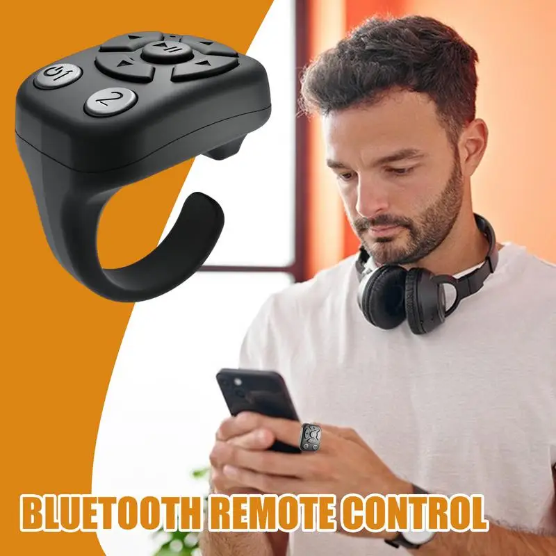 Kindles App Page Turner Tiktoks Scrolling Ring For Phone Multi-platform Compatibility Air Ring Remote For Smart phone