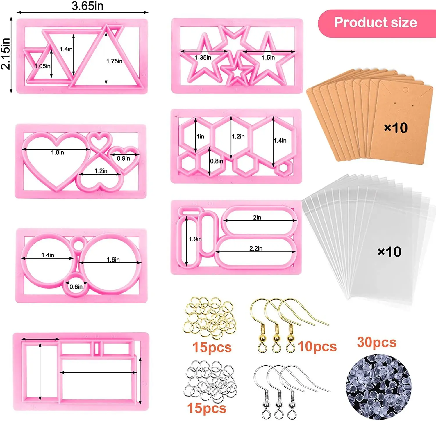 Heart Diamond Star Circle Cutter Plastic Biscuit Baking Fruit Knife Kitchen Cake Mold Tools Strips Embossing Printing