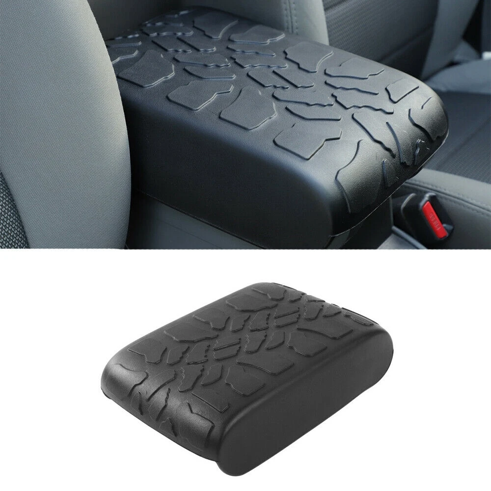 

Car Center Console Cover Rubber Armrest Pad Cover For Jeep Wrangler JK 2007 2008 2009 2010 Interior Accessories