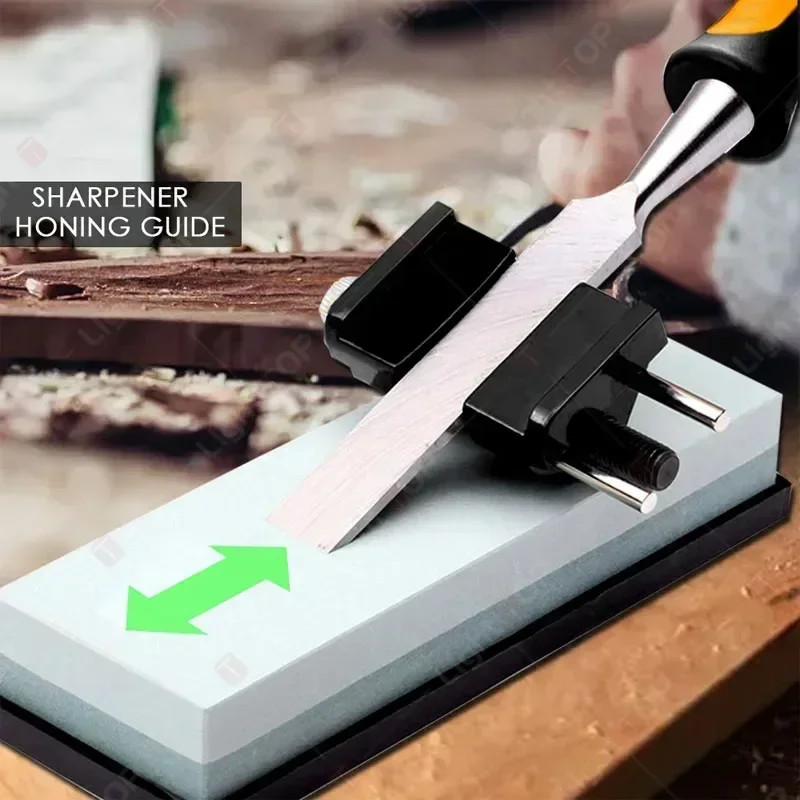 Honing Guide Chisel Sharpening Jig For Chisels And Planes Adjustable Angle Guide   Sharpener JigJig Roller Whetstone Holder image 2