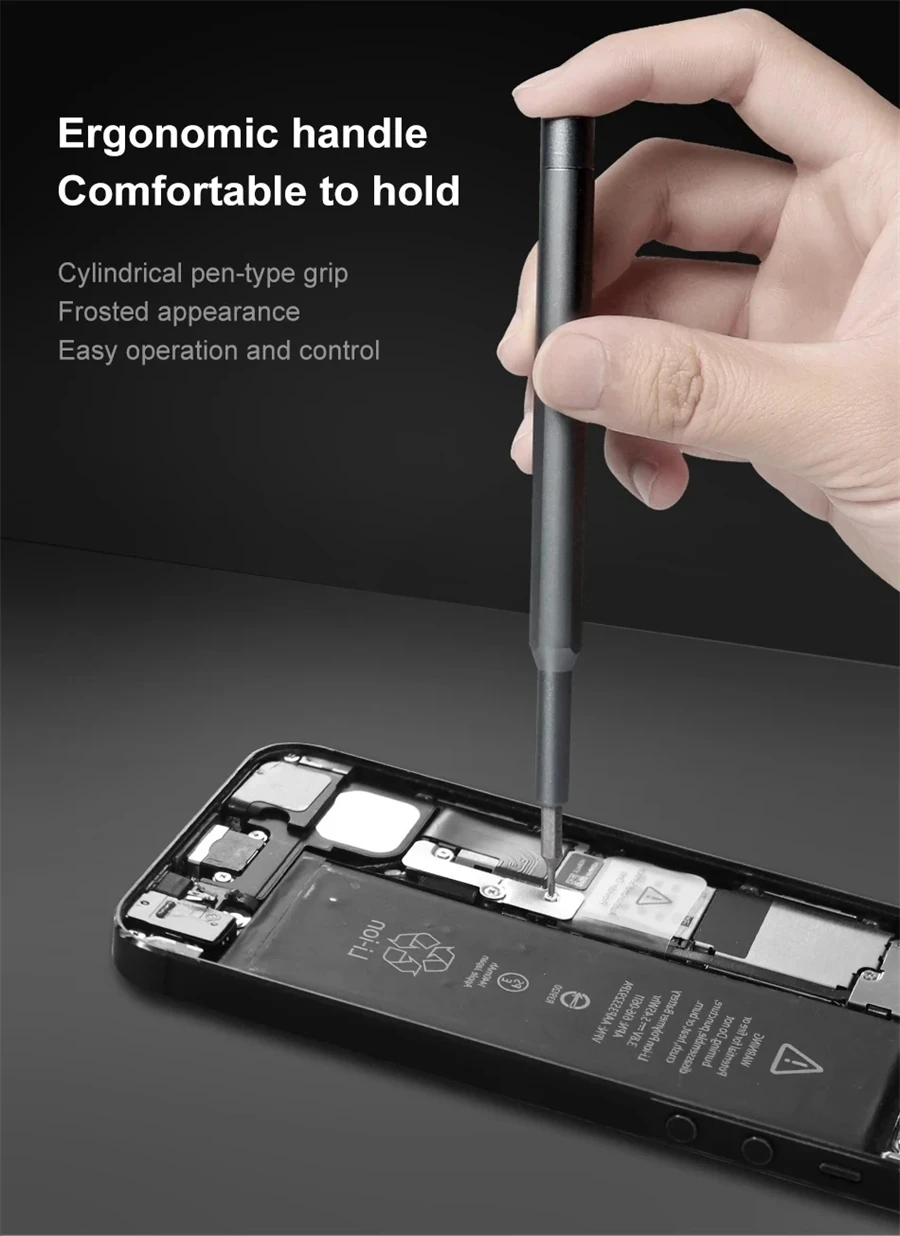63-in-1-Präzisions-Schraubendreher-Set, Phillips-Torx, magnetischer Schraubendreher-Bit, professionelles Reparatur-Werkzeug-Set für iPhone-Uhr, Kamera – Detail 4