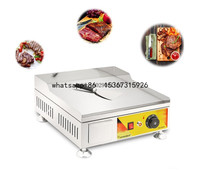 Top Grill Barbecue BBQ machine for Outdoor Camping Cooking For Sale in USA Electric 110V Countertop Griddle Stainless Steel Flat