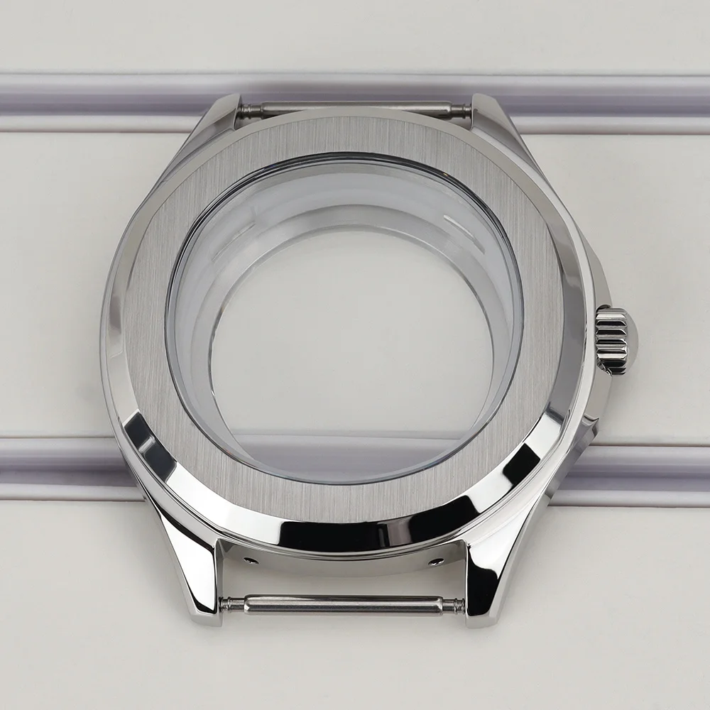 42-mm-Gehäuse in Silber/Roségold für Nautilus AQUANAUT, passend für Uhrwerke NH35, NH36, NH34, NH38, 32-mm-Zifferblatt mit Saphirglas, wasserdicht. – Detail 2