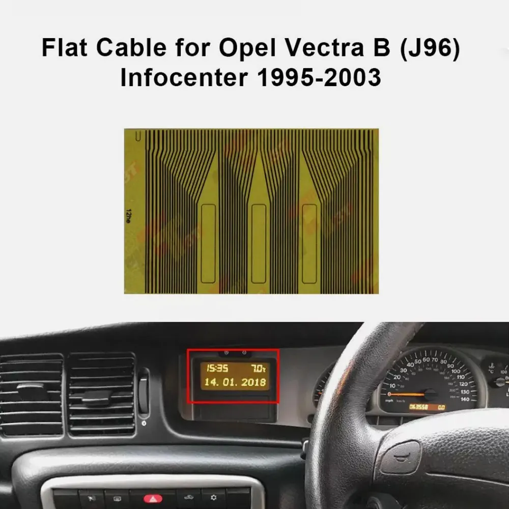 Flat Cable for Opel/Vauxhall/Holden Omega Vectra Zafira Board Computer Display