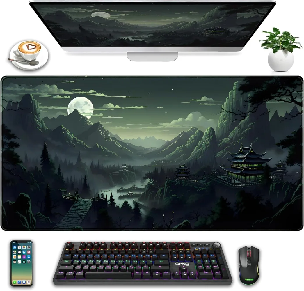 Scenery  Mouse Pad Large Computer Office Game Table Mats XXL Rubber Anti-slip Gaming Keyboard Mousepads Long Desk Pads