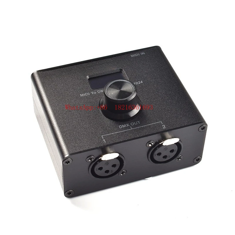 MIDI To DMX512 * 2MIDI Keyboard Control Stage Light Converter MTD-1024