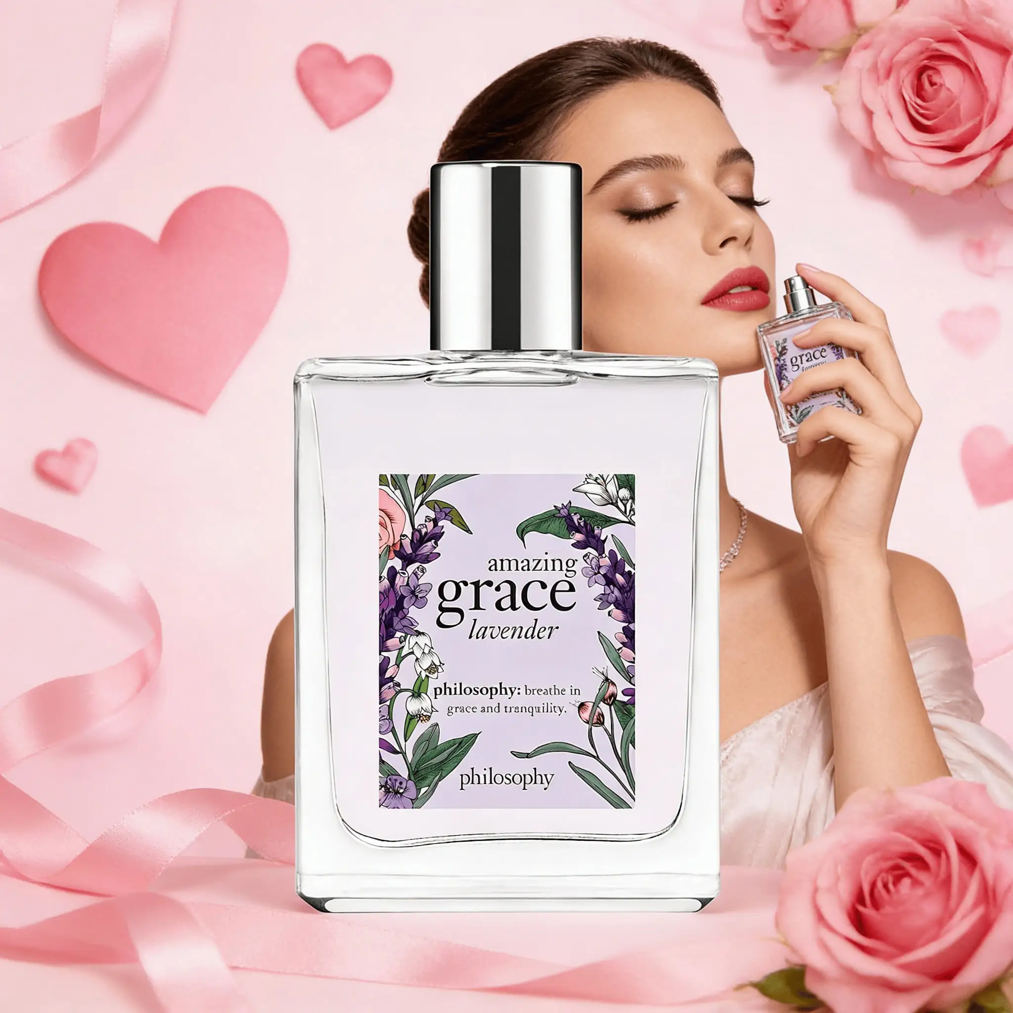 

Eau De Toilette for Women Delicate Charming Perfume with Lavender Berry Musk Notes