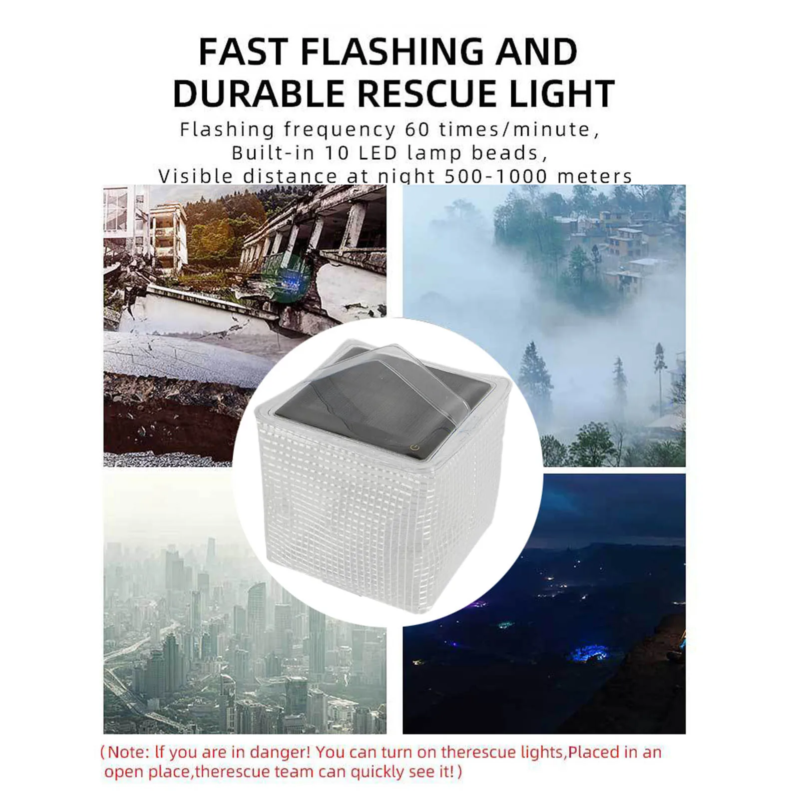Lanterne da campeggio leggere gonfiabili pieghevoli da 10 LED Escursionismo notturno Pesca Viaggi Lampada di emergenza esterna Torcia a 4 modalità