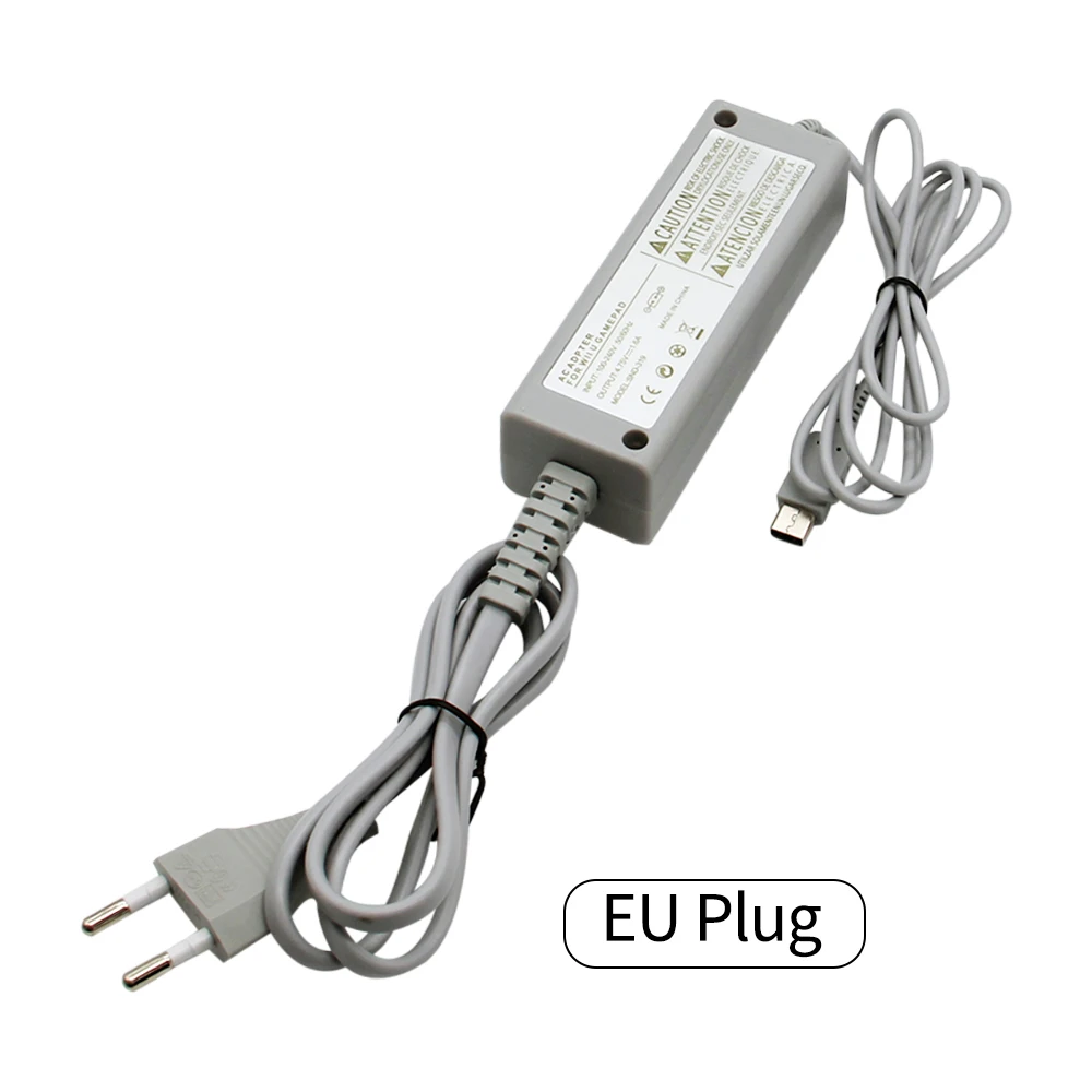 

for Wii U Gamepad Controller Joystick US EU Plug ​AC Charger Adapter 100-240V Home Wall Power Supply for WiiU Pad