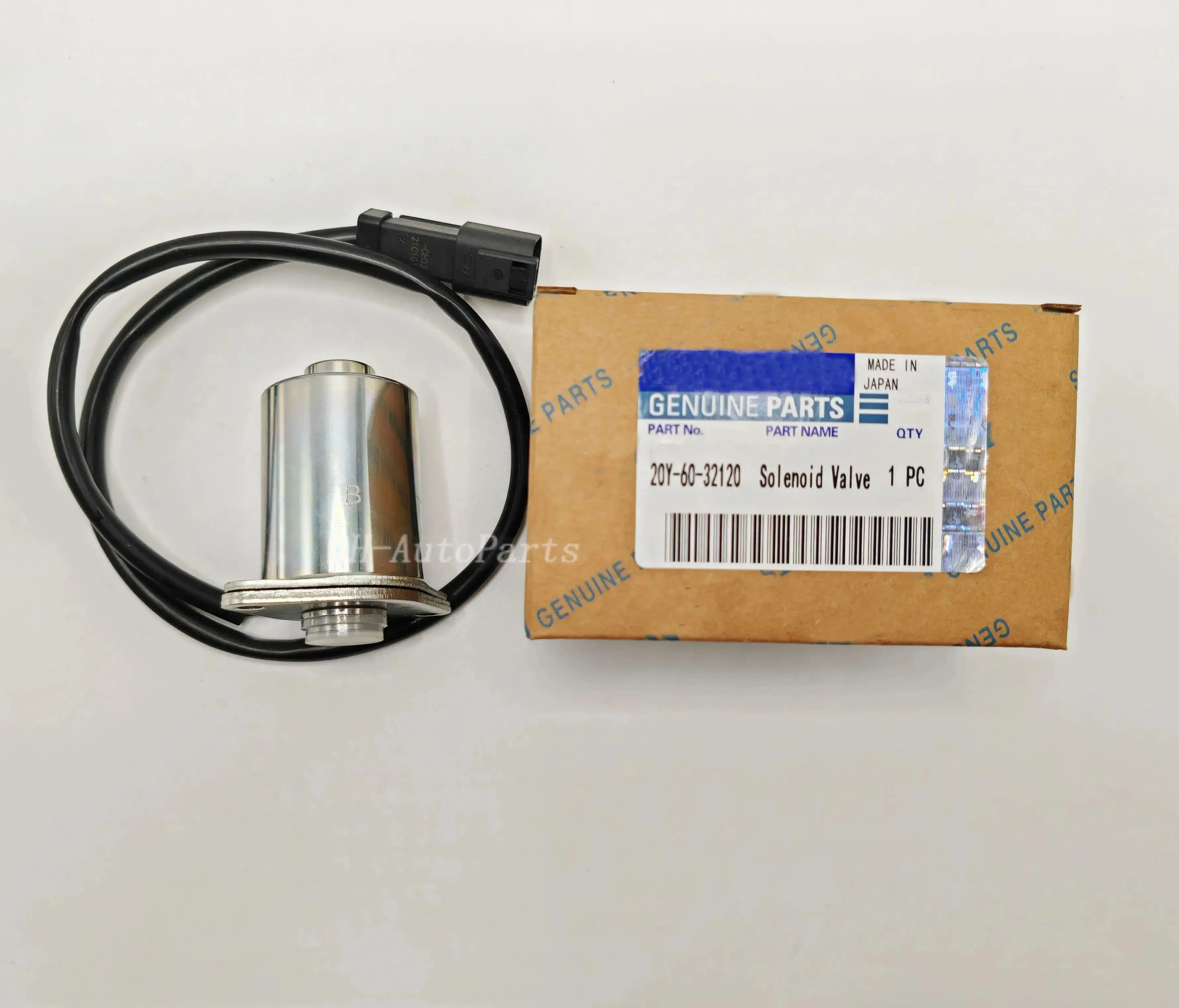 20Y-60-32120 20Y6032120  HIgh quality PC200-7 Solenoid Valve  for Komatsu  Excavator PC60-7 PC130-7 PC120-7 PC220-7 PC300-7