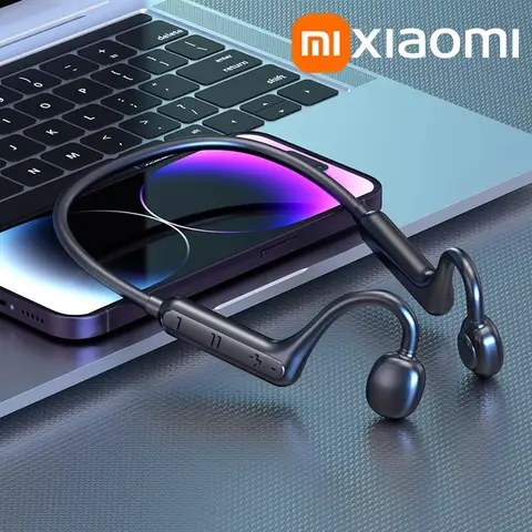 Xiaomi Mijia 무선 블루투스 헤드폰 이어폰 골전도 목 장착형 헤드셋 오픈 백 이어폰 고출력