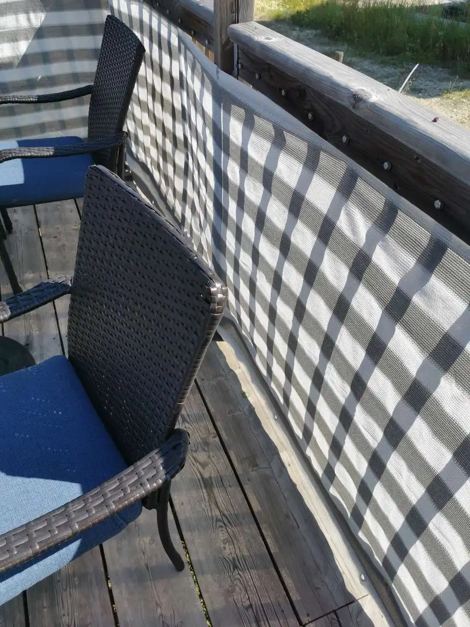 

This Sunshade Net Is Specially Designed for Dog Houses and Is Made of High-Density Polyethylene Material It Has Holes for Easy Access.
