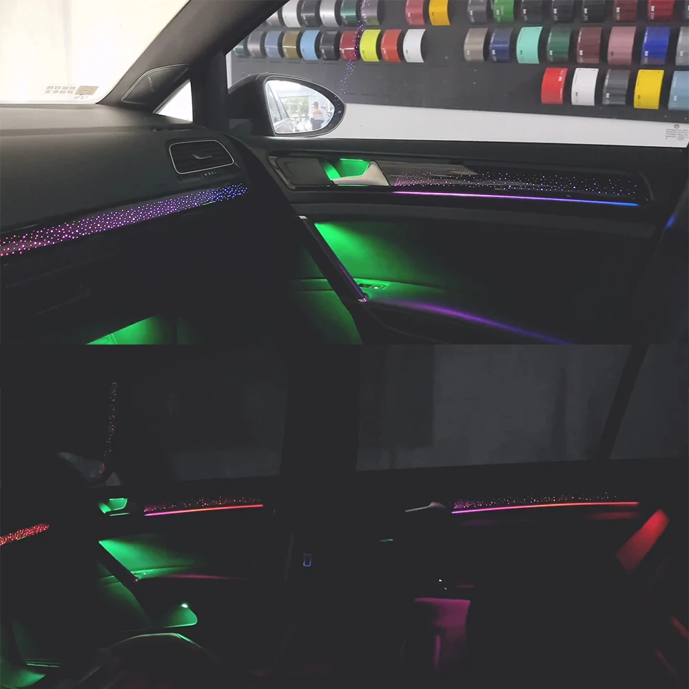 For Volkswagen Golf 7 Atmosphere Light Volkswagen Golf 7.5 Starry Sky Decorative Panel  RGB  cars accessories Volkswagen