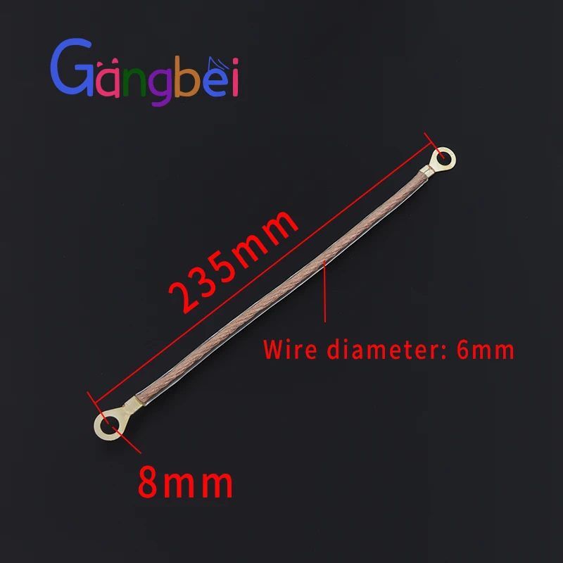 Kabel tanah jembatan plastik selubung transparan kabel tanah tembaga PVC kabel Tanah tahan korosi 4 6mm 200mm 250mm 300mm
