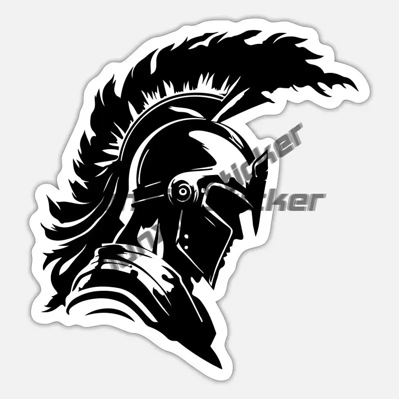 

Spartan Cartoon Anime Helmet Decal Car Styling Car Accessories PVC Fashion Car Sticker Surfboard Vinyl Self-adhesive Decal