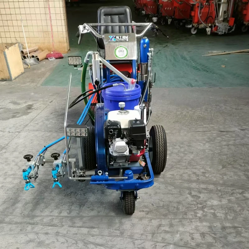 Road Marking Machine Cold Spray Melting Crosswalk Driving Thermoplastic Convex Line Street Sign Painting Road Marking Machine