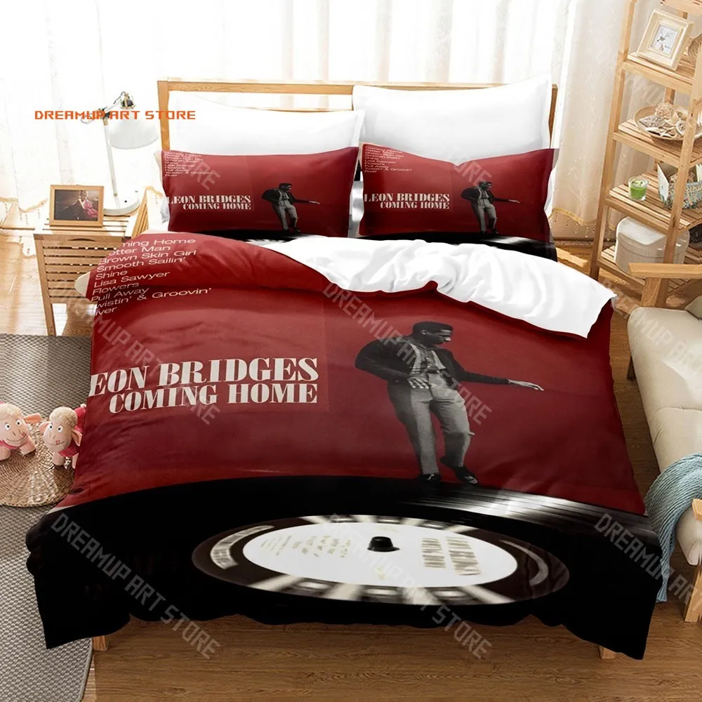 2026 3D Print Leon Bridges Bedding Set Single Twin Full Queen King Size Bed Set Adult Kid Bedroom Duvetcover Sets