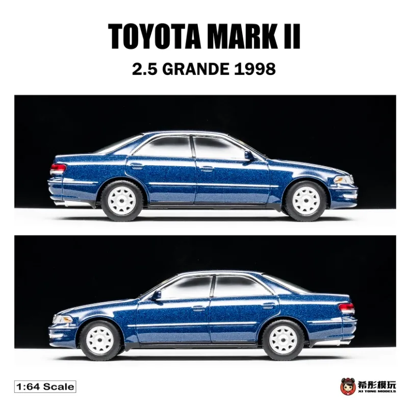 متوفر في المخزون TLV 1/64 TOYOTA TOYOTA MARK II 2.5 Grande 98 نموذج سيارة مصنوع من خليط معدني، قابل للجمع، هدية ممتازة. #3