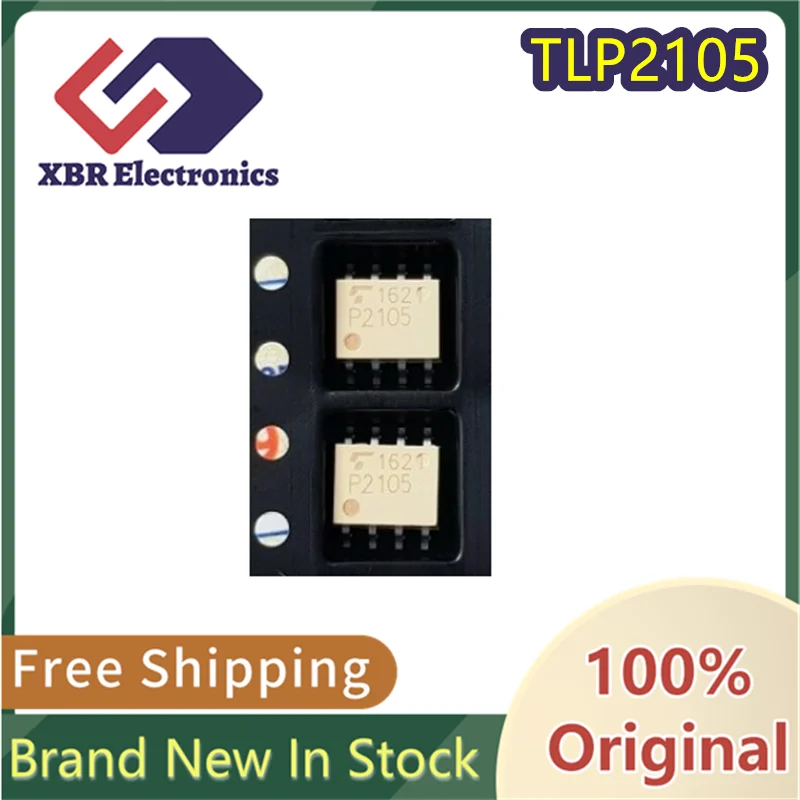 

(10/50 pieces) TLP2105 P2105 SOP-8 logic output chip optocoupler isolator new original authentic spot