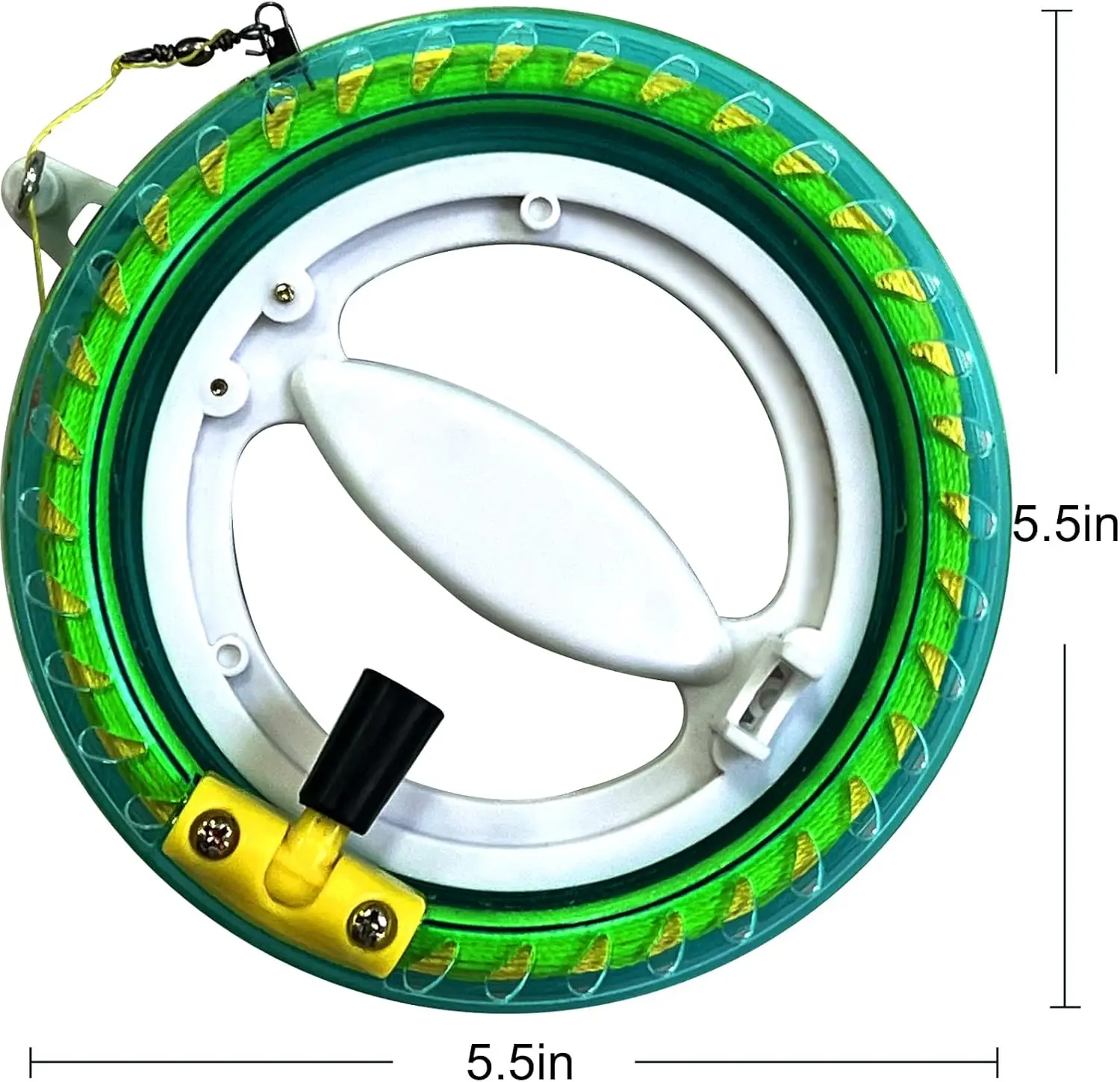 New Arrive  Outdoor Fun Sports 14cm Kite Green Wheel For Big Kite Flying Traction Tools Kite Handle Wheel With String / Line