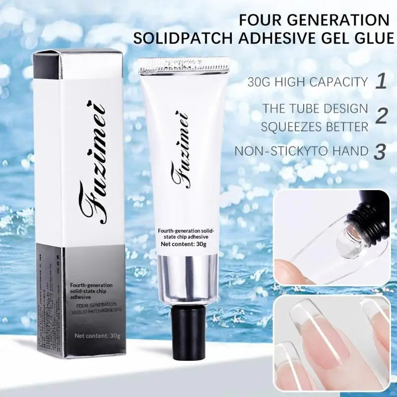 

1Pc Nail Tips Gel Glue Strong Adhesive Fake Nails UV Gel Nail Polish Jelly Solid Adhesive Manicure Products For Nails