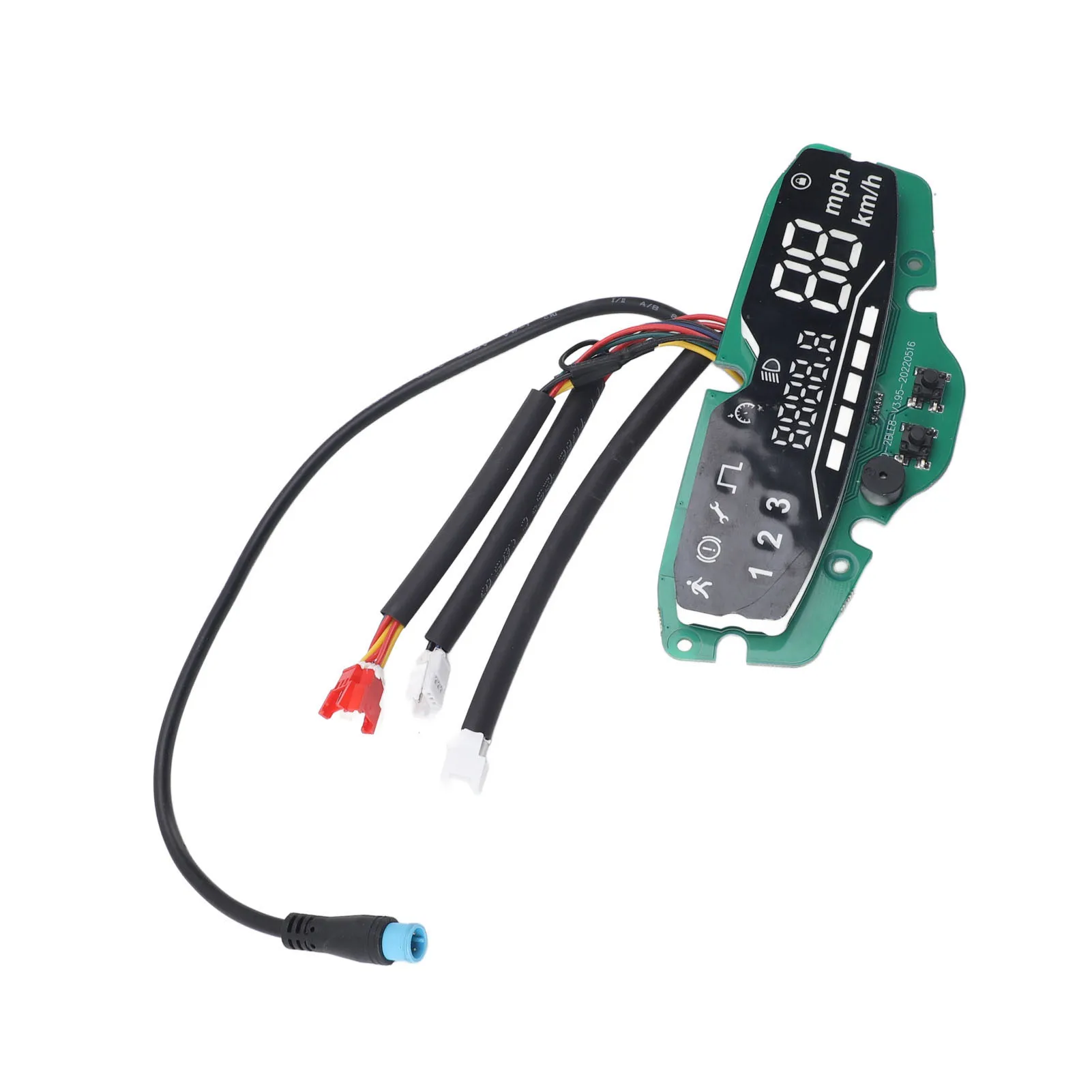 4Pin Electric Scooter Dashboard with Waterproof Display and ABS Material for Easy Installation and Enhanced Performance