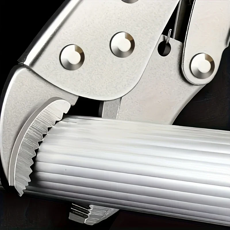 Set Tang Pengunci Profesional Alat Multifungsi Penjepit Wajah Logam Dapat Disesuaikan untuk Perbaikan Pengelasan Kayu dan Penggunaan Bengkel