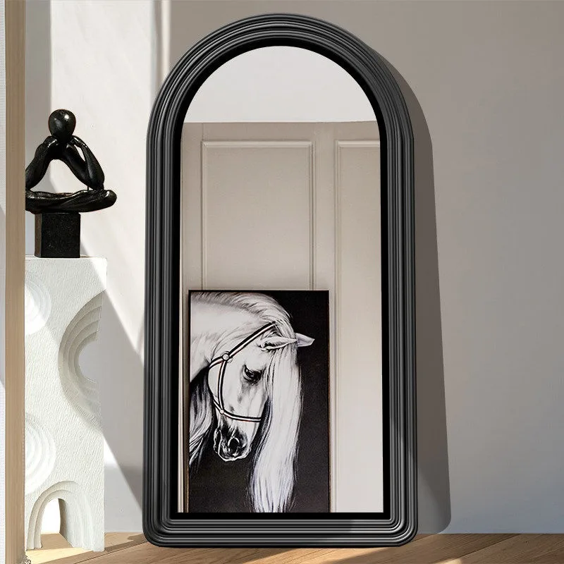 European floor-to-ceiling full-length mirror clothing store cloakroom wall-mounted fitting mirror