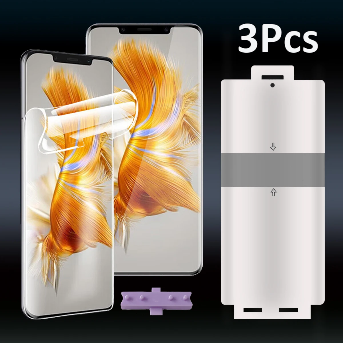 3pcs TPU Hydrogel FILM Screen Protector For Huawei Mate 60 Pro 50 40 30 P60 P50 P40 Pro Honor 90 80 70 60 50 Magic 5 4 Pro Lite