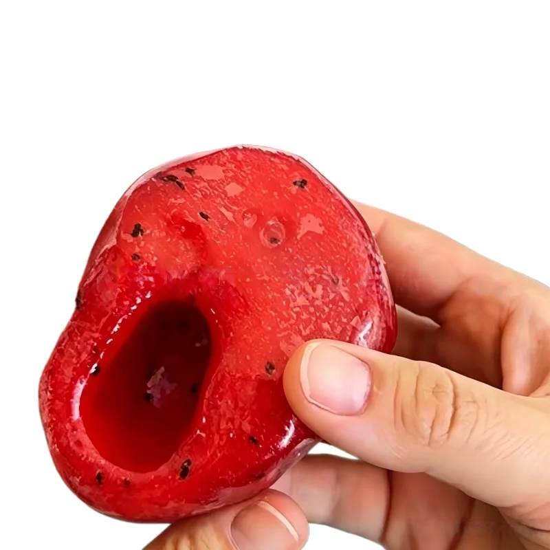 Handgemachtes Wassermelonen-Slushy-Quetschspielzeug: Realistische Frucht-Simulation, weich, langsam rückfedernd, Stressabbau-Quetschmodell für Erwachsene