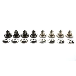 4 Set Speaker Stand Foot Pad Copper Loudspeaker Box Spikes Cone Floor Foot Nail