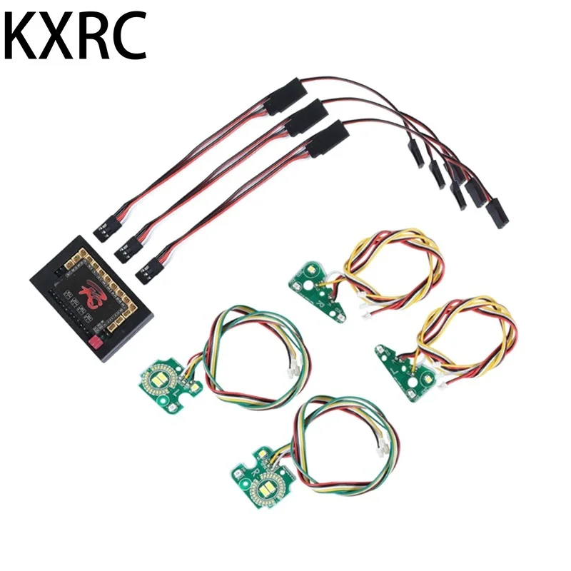 

KXRC TRX-4 LED Original Car Shell Linkage Light Group Kit for 1/10 RC Crawler Car Traxxas TRX4 Defender Upgrade Parts