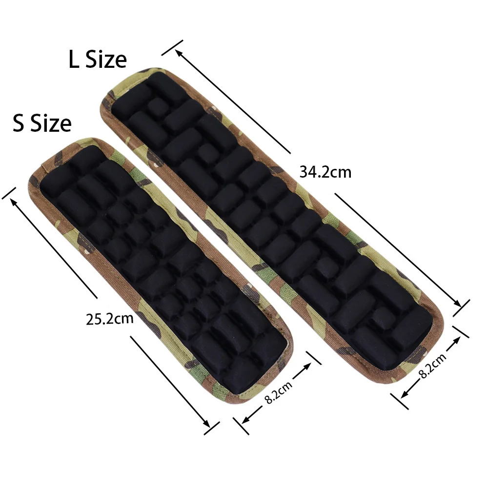 Tactical Anti-Gravity Air Cushion Shoulder Pad Modular Breathable Strap Pad For Hunting Vest Backpack Camera Bag