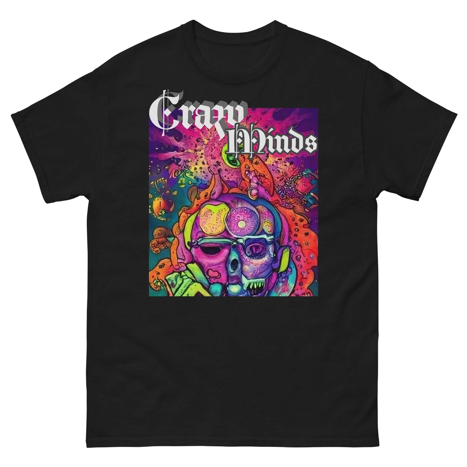 

Color Skull Graphic Printing Summer Autumn Winter Luxury Brand Pure Cotton Men's and Women's T-shirts Short Sleeves Outdoor
