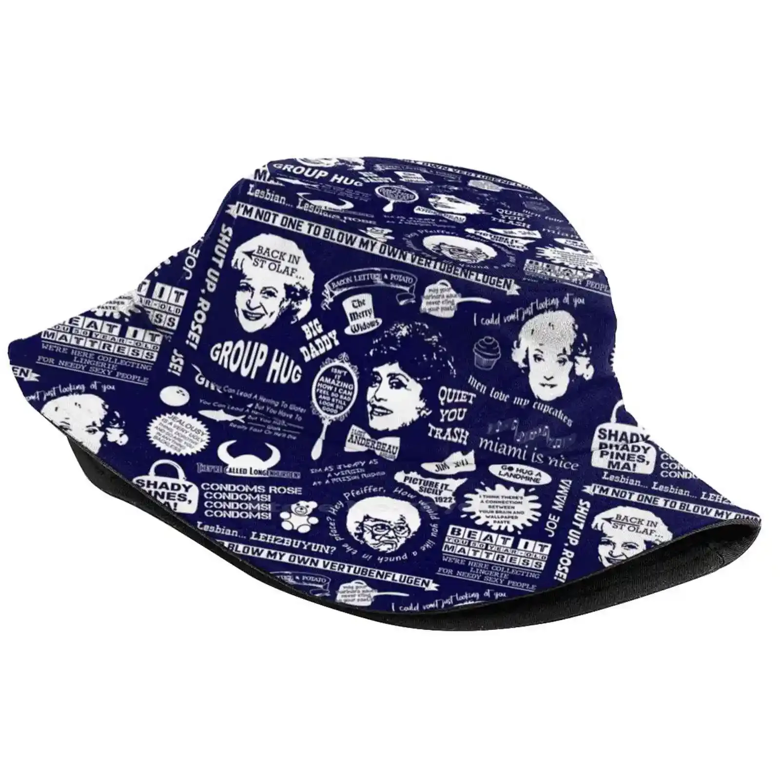 Thank You For Being A Friend Unisex Fashion Women Men Breathable Bucket Hats Golden Girls 80s Sitcom Rupaul Drag Race Gay Lgbt