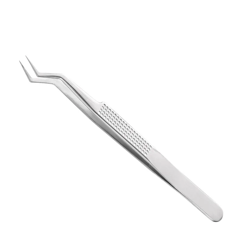 A26I-Ultra Sharp Bent Tip Anti-Slip Chip For Mobile Repair For Soldering Tweezers-Precision Tool