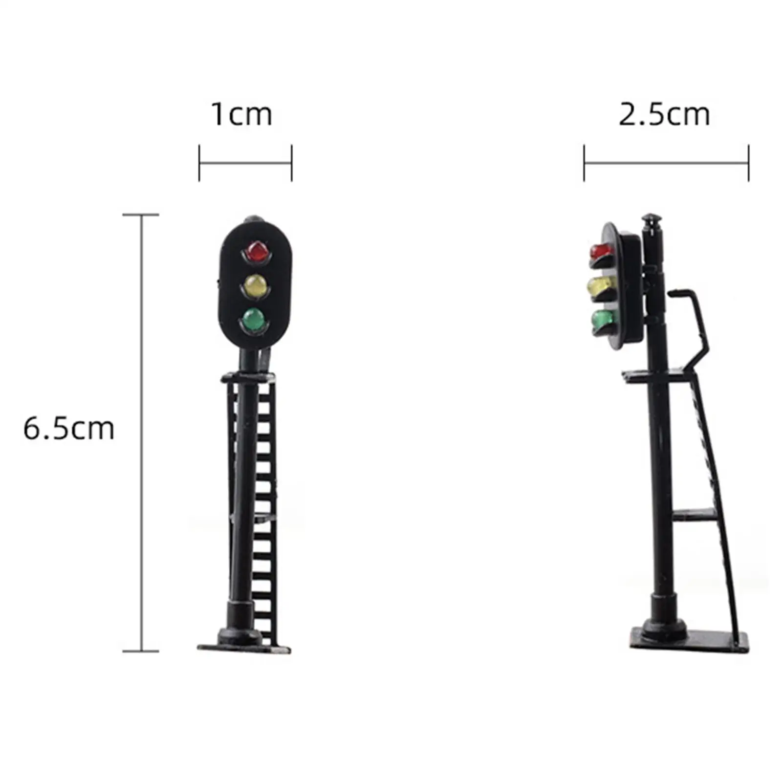 1/87 HO Scale Traffic Light Lamp Sand Table accessori per la decorazione del modello ferroviario