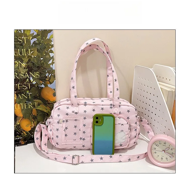 Star Angel Wings Ita Bag Handtasche mit großem Fassungsvermögen, Umhängetasche für Mädchen, japanischer Stil, Anime-Themen-Pendlertasche, Handtasche zum Tragen über der Schulter – Detail 2