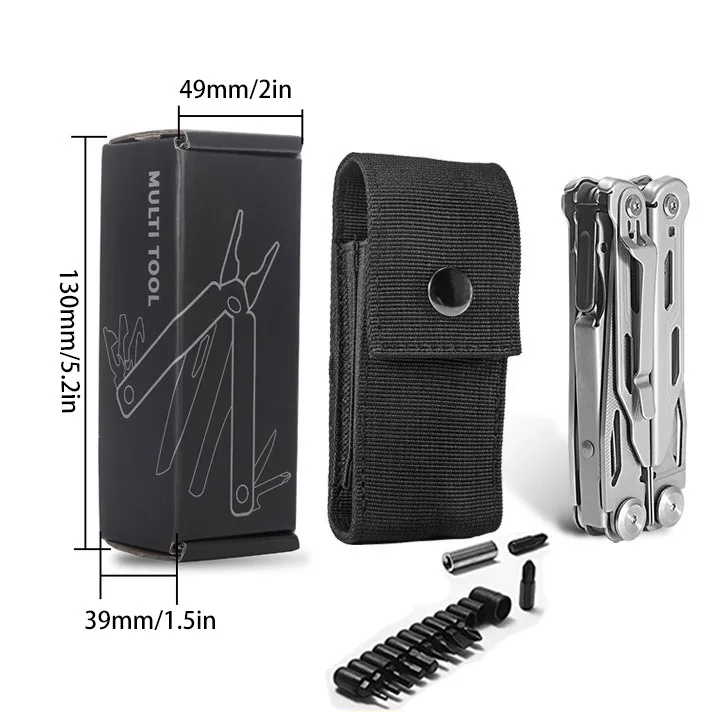 

1 pc Pliers Men's Birthday Gift, Pocket Knife Sturdy and Practical Portable Bicycle Small Tool Black Camping and Survival Tool