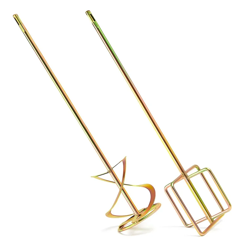 

ABKY-Stirrer Attachment Length Paint Mixer 2 Pcs 20" For Drill 5 Gallon Buckets Paddle Mixer Rustproof Stirring Sticks
