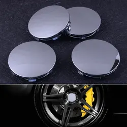 beler ABS 4pcs 83mm Diameter Chrome Plated ABS Car SUV Wheel Center Hub Cap Decorative Cover Fit for Chevrolet Avalanche GMC