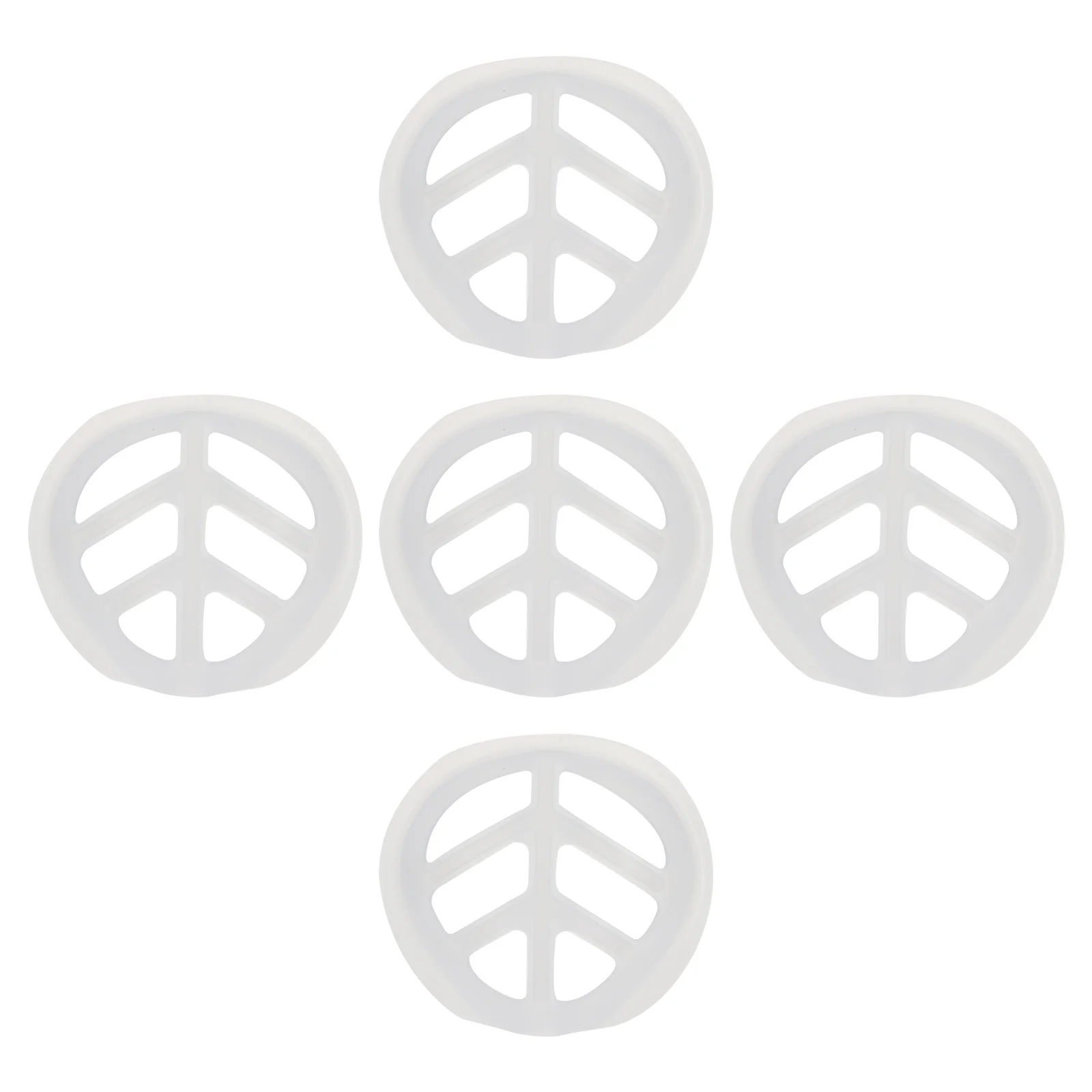 

5 шт., кронштейн для маски, силикагель, поддержка пространства, дышащий 3D внутренний держатель для маски, подставка для носа, рта, повседневное удобное ношение