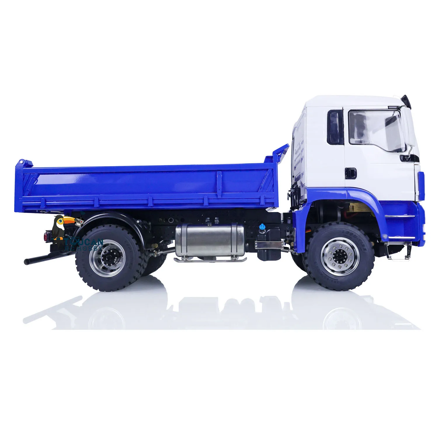 LESU 1/14 RC Hydraulische Dump Truck 4x4 TGS Radio Control Gemonteerd Dumper Auto Model Speelgoed voor Volwassen met Motor ESC Servo THZH1525