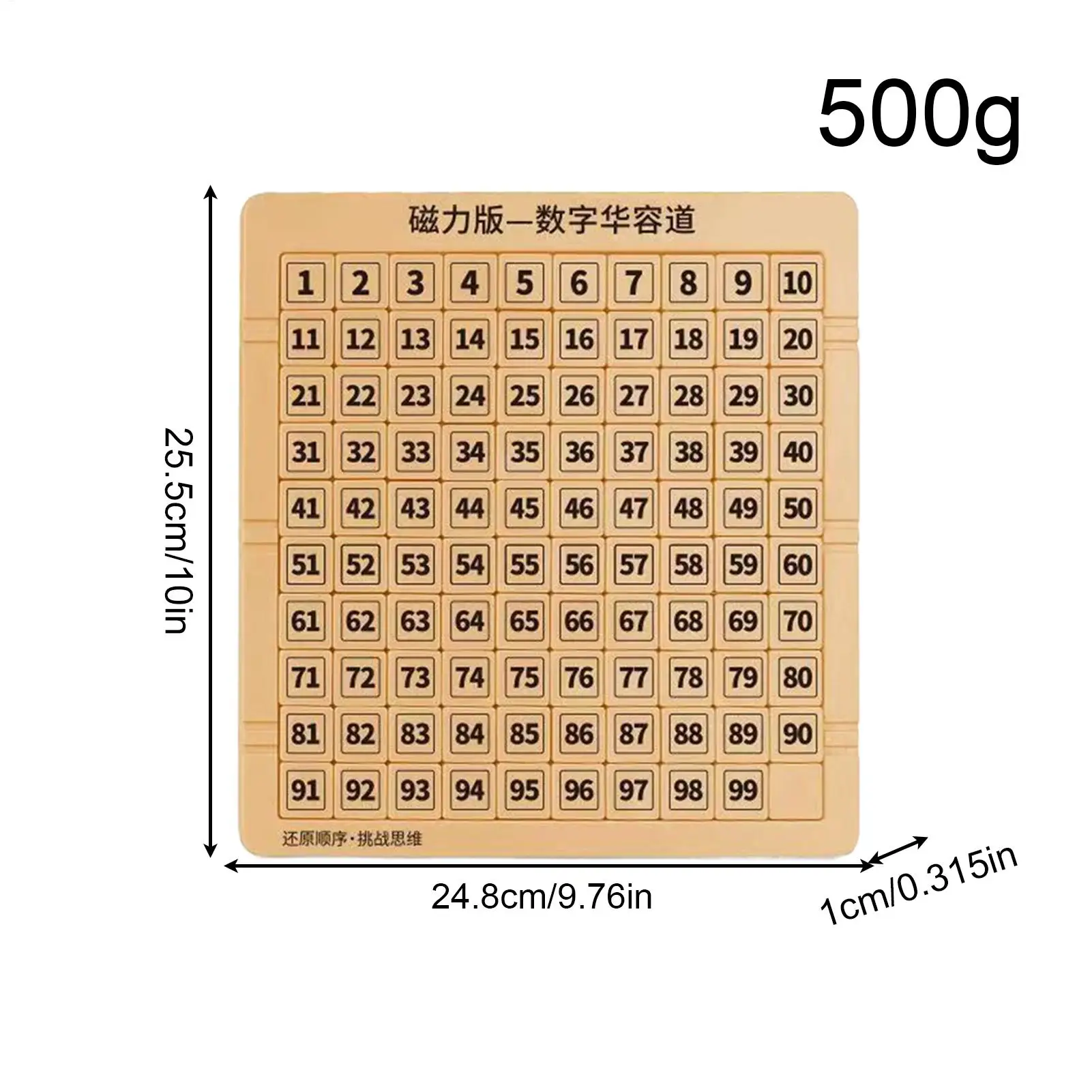 Schuifpuzzel 1-99 Nummer Magnetisch Educatief Tellen Speelgoed Doodle Board Met Pen Voor Jongens Meisjes Tieners Pasen Reizen Kerstmis