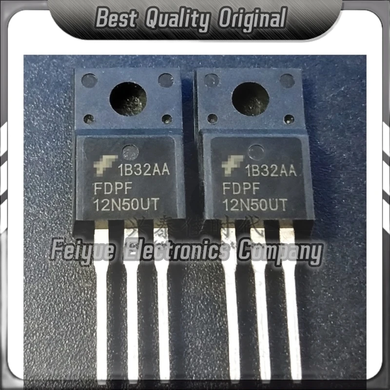 5PCS-20PCS  FDPF12N50UT 12A500V TO-220F   3 Best Quality Imported Original