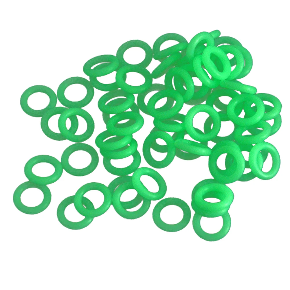 

50 Pcs Camping Circle Tent Outdoor Light Accessories Rings Stake Essentials Glow The Dark Night Vision